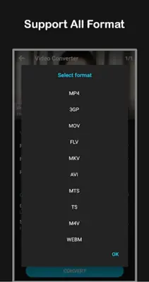 Video Converter android App screenshot 2